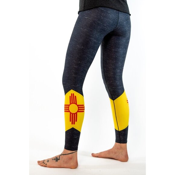 New Mexico State Pride Flag Yoga Pants - Picture 1 of 2